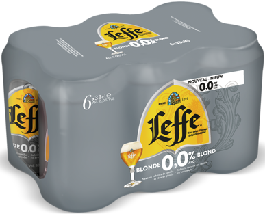 Leffe Blond 0.0% set van 6 blikjes 0,33 liter